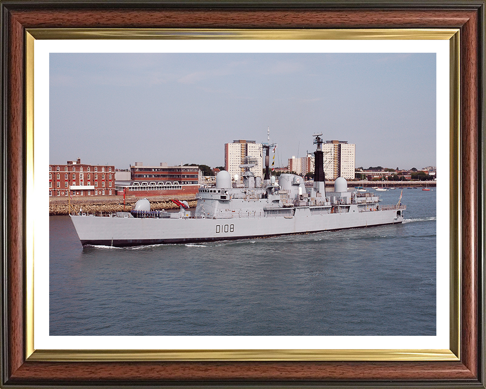 HMS Cardiff D108 Royal Navy Type 42 destroyer Photo Print or Framed Print - Hampshire Prints