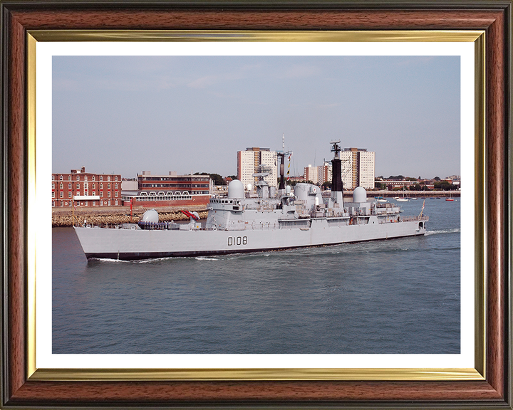 HMS Cardiff D108 Royal Navy Type 42 destroyer Photo Print or Framed Print - Hampshire Prints