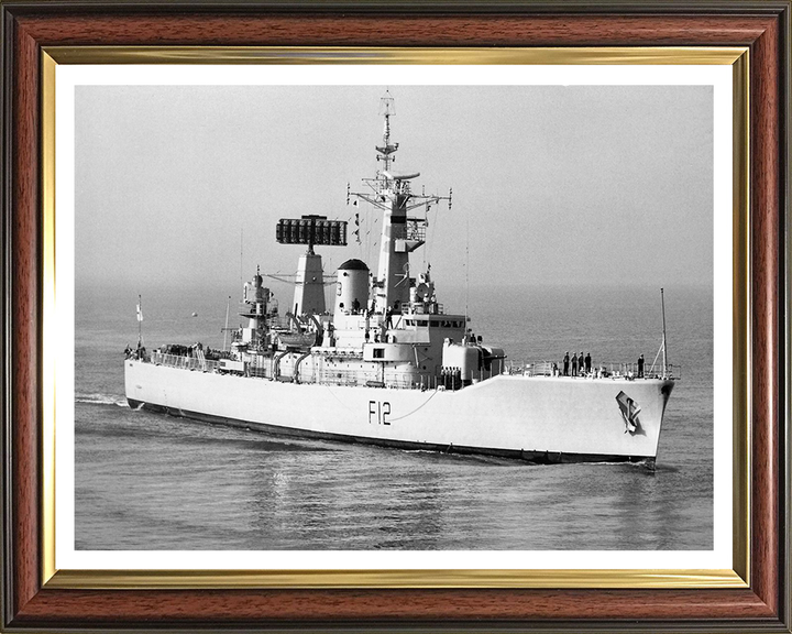 HMS Achilles F12 Royal Navy Leander Class Frigate Photo Print or Framed Print - Hampshire Prints