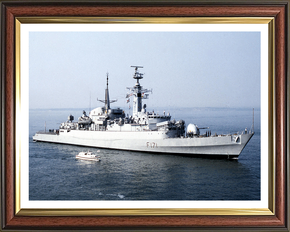 HMS Active F171 Royal Navy Type 21 frigate Photo Print or Framed Print - Hampshire Prints