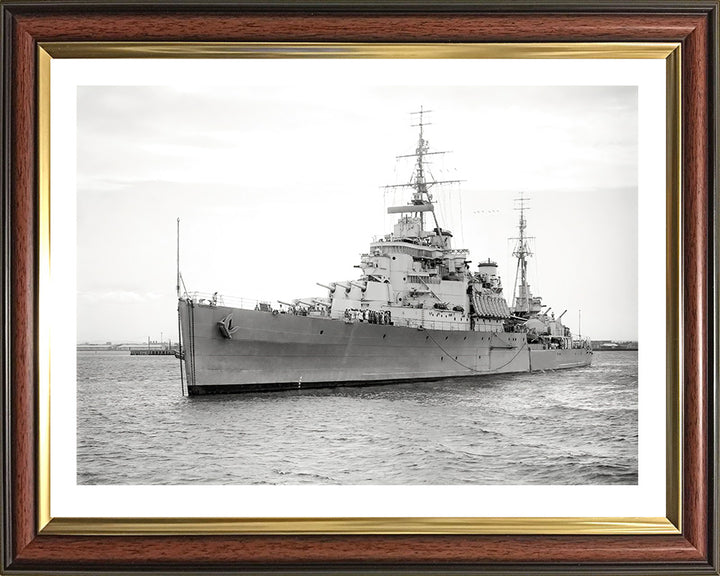 HMS Bermuda (52) Royal Navy Fiji class light cruiser Photo Print or Framed Photo Print - Hampshire Prints