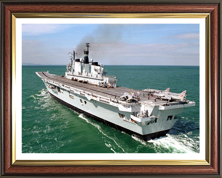 HMS Ark Royal R07 Royal Navy Invincible class aircraft carrier Photo Print or Framed Print - Hampshire Prints