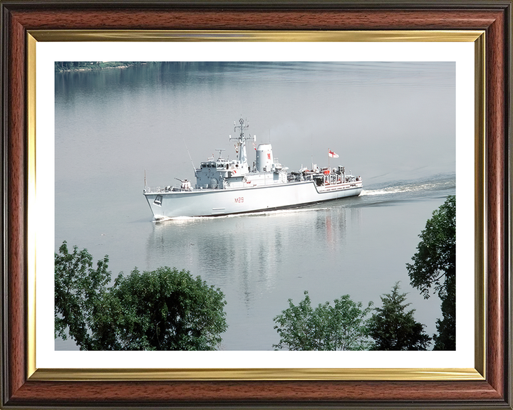 HMS Brecon M29 Royal Navy Hunt class mine countermeasures vessel Photo Print or Framed Print - Hampshire Prints