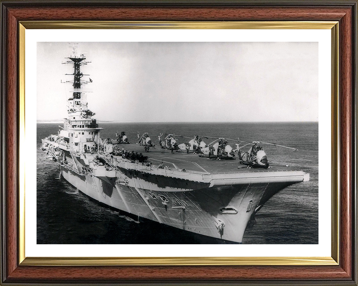 HMS Bulwark R08 | Photo Print | Framed Print | Centaur Class | Fleet Carrier | Royal Navy Hampshire Prints