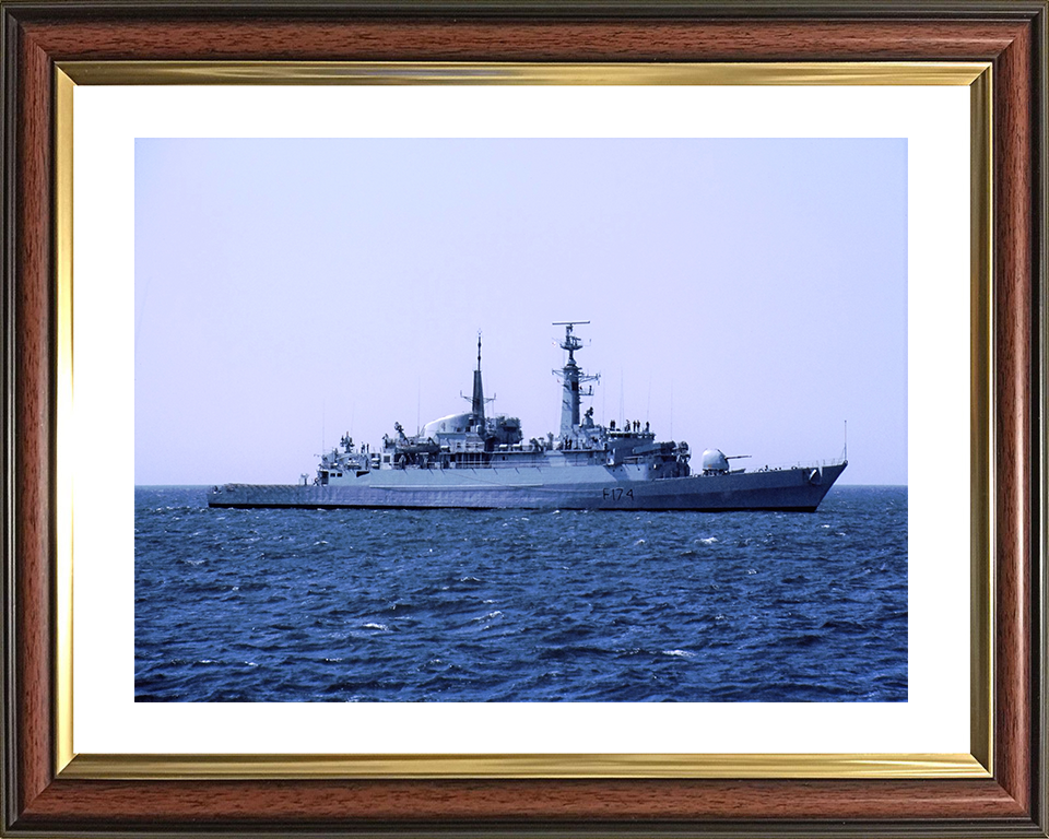 HMS Alacrity F174 Royal Navy Type 21 frigate Photo Print or Framed Print - Hampshire Prints