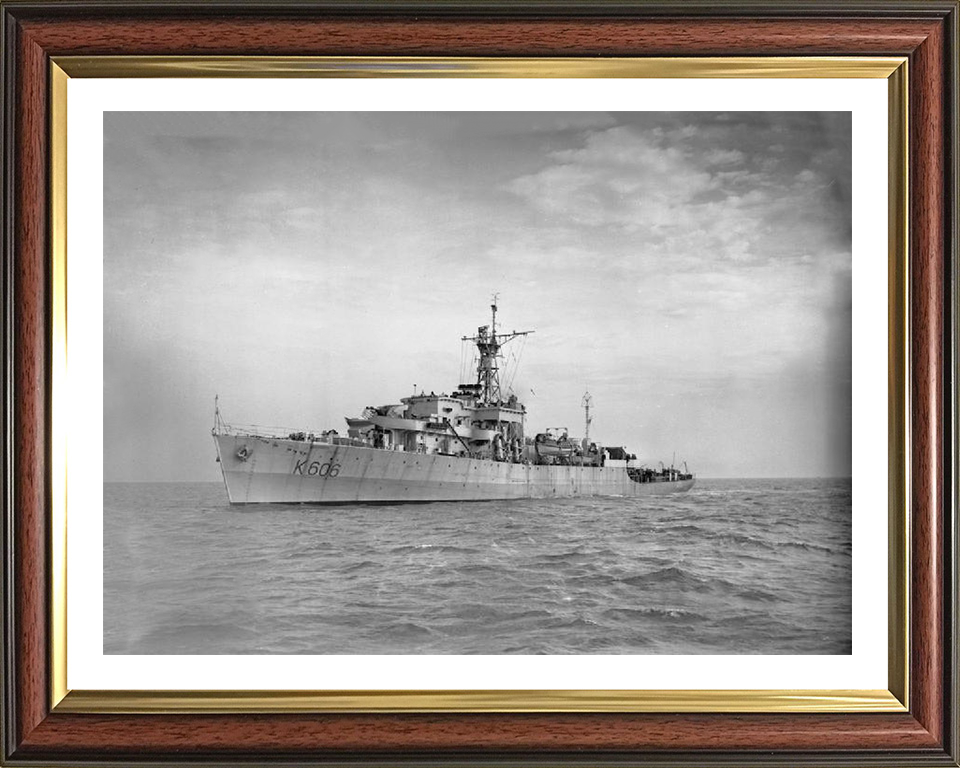 HMS Bigbury Bay K606 Royal Navy Bay Class Frigate Photo Print or Framed Print - Hampshire Prints