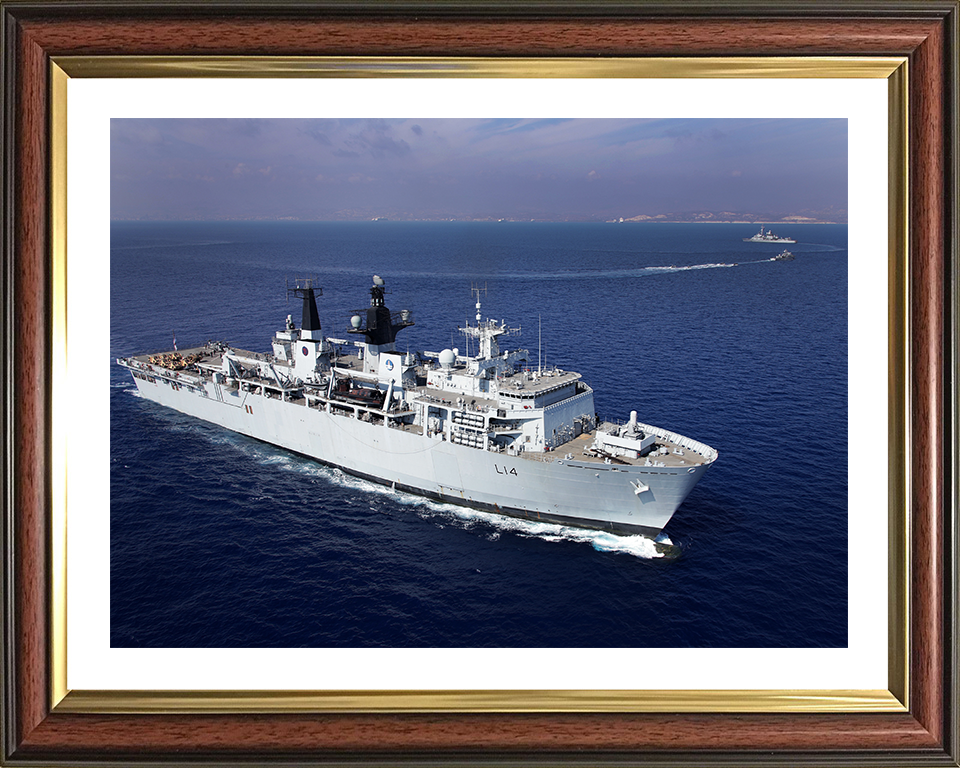 HMS Albion L14 Royal Navy Albion Class Albion Class amphibious ship Photo Print or Framed Print - Hampshire Prints