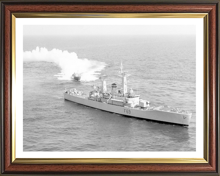 HMS Bacchante F69 | Photo Print | Framed Print | Leander Class | Frigate | Royal Navy Hampshire Prints
