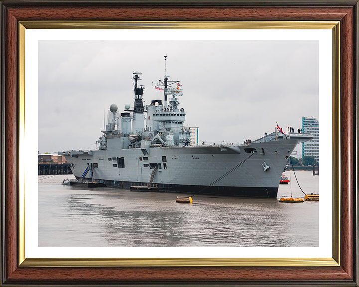 HMS Ark Royal R07 Royal Navy Invincible class aircraft carrier Photo Print or Framed Print - Hampshire Prints