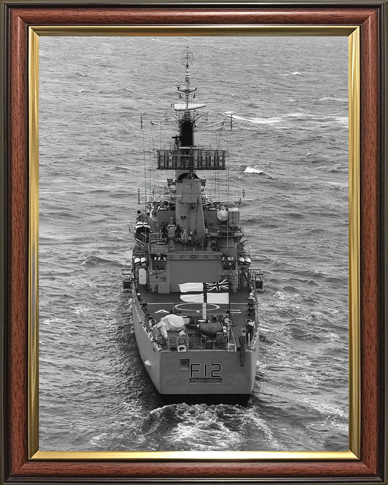 HMS Achilles F12 Royal Navy Leander Class Frigate Photo Print or Framed Print - Hampshire Prints