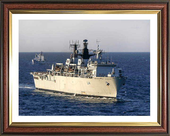 HMS Albion L14 Royal Navy Albion Class amphibious ship Photo Print or Framed Print - Hampshire Prints