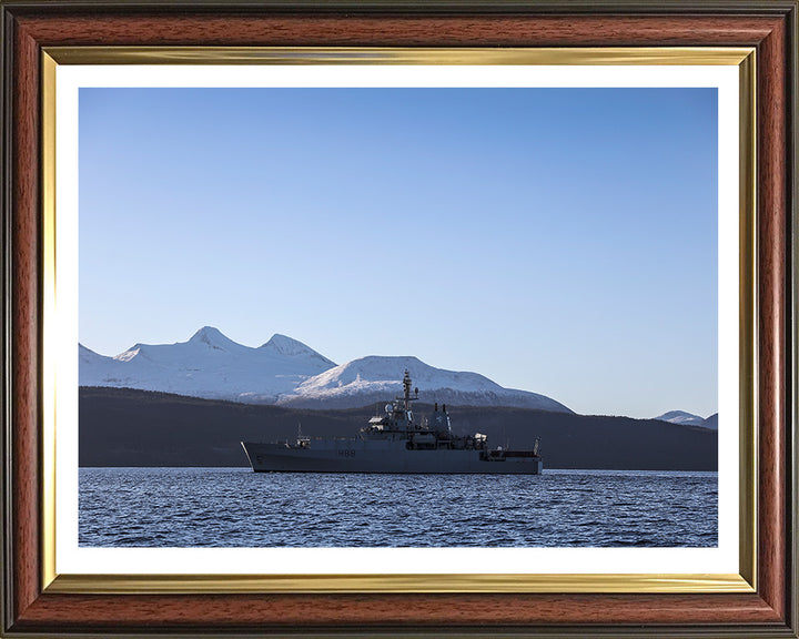 HMS Enterprise H88 Royal Navy hydrographic survey vessel Photo Print or Framed Print - Hampshire Prints