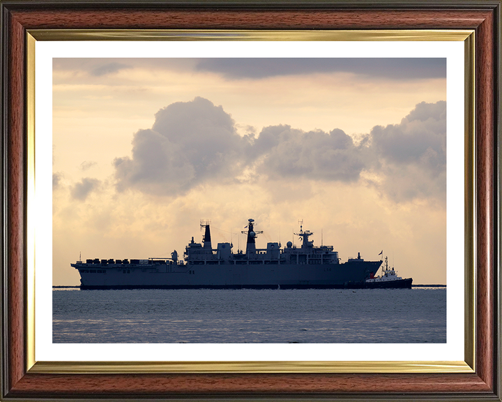 HMS Albion L14 Royal Navy Albion Class amphibious ship Photo Print or Framed Print - Hampshire Prints