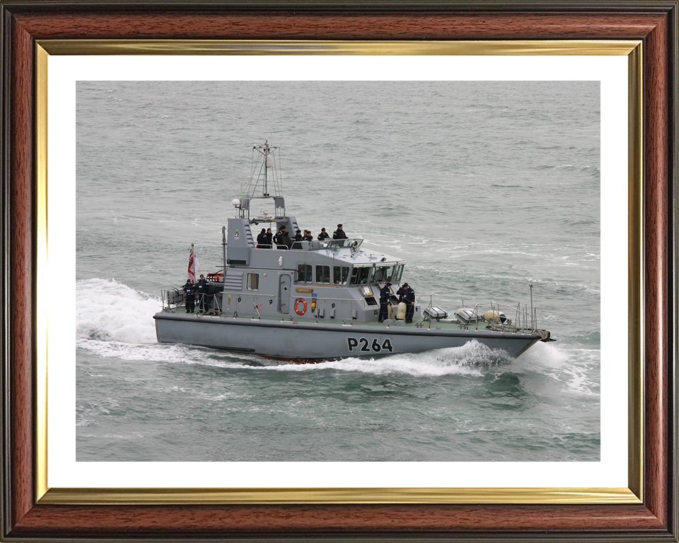 HMS Archer P264 Royal Navy Archer class P2000 patrol vessel Photo Print or Framed Print - Hampshire Prints