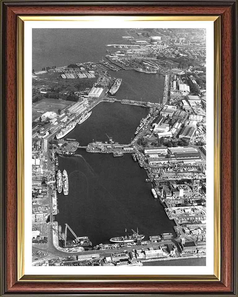 HMNB Chatham (HMS Pembroke) Aerial Photo Print or Framed Photo Print - Hampshire Prints