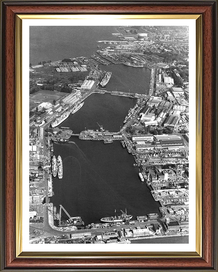 HMNB Chatham (HMS Pembroke) Photo Print | Framed Print | Aerial Photo | Royal Navy Hampshire Prints