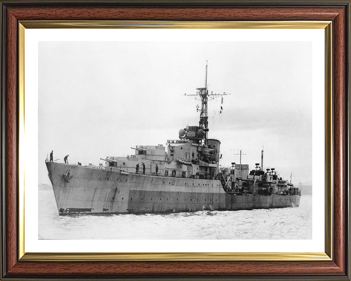 HMS Camperdown D32 Royal Navy Battle class destroyer Photo Print or Framed Print - Hampshire Prints