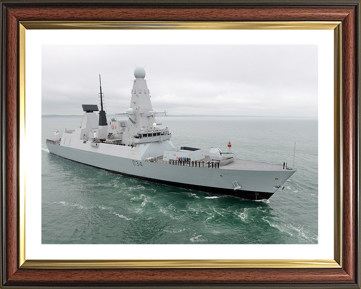 HMS Diamond D34 | Photo Print | Framed Print | Type 45 | Destroyer | Royal Navy Hampshire Prints