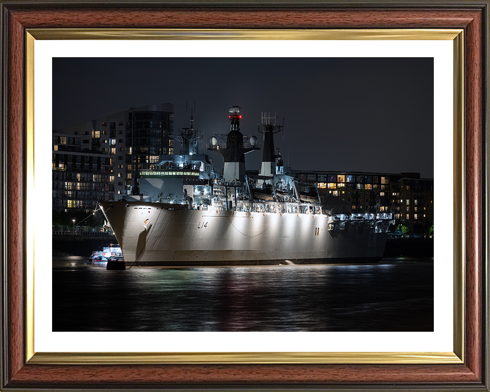 HMS Albion L14 Royal Navy amphibious ship Photo Print or Framed Print - Hampshire Prints