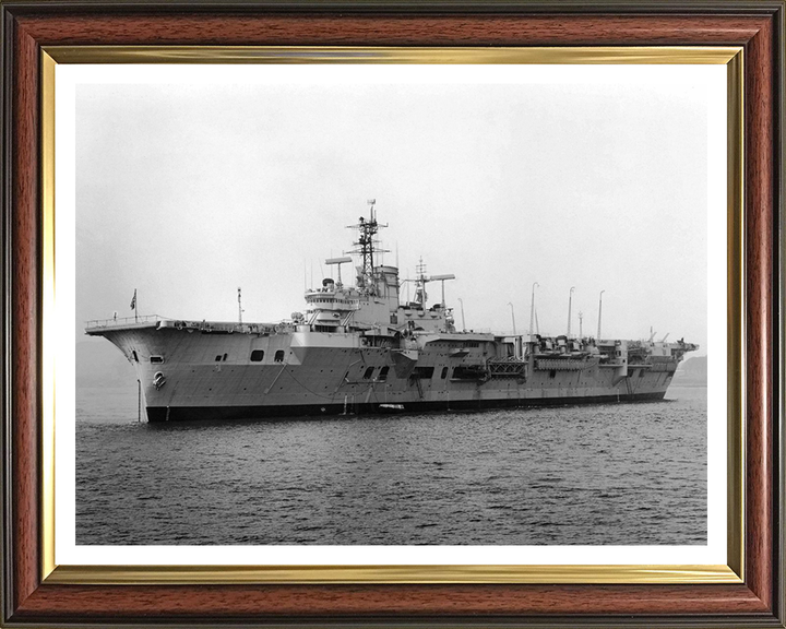 HMS Ark Royal R09 Royal Navy Audacious class aircraft carrier Photo Print or Framed Print - Hampshire Prints