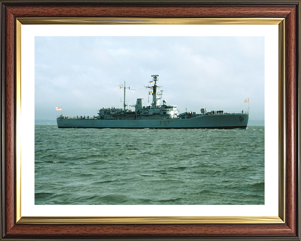 HMS Andromeda F57 Royal Navy Leander class frigate Photo Print or Framed Print - Hampshire Prints