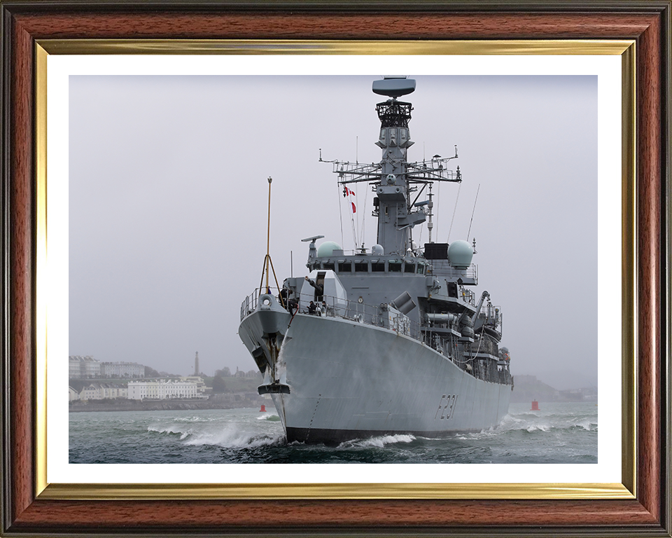 HMS Argyll F231 Royal Navy type 23 Frigate Photo Print or Framed Print - Hampshire Prints