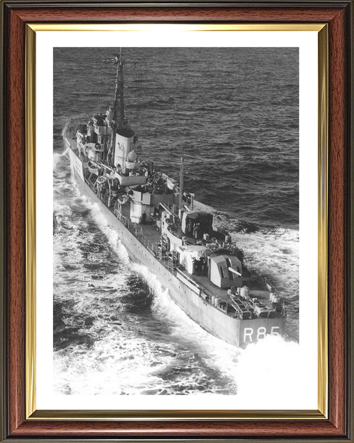 HMS Cambrian R85 Royal Navy C class destroyer Photo Print or Framed Print - Hampshire Prints