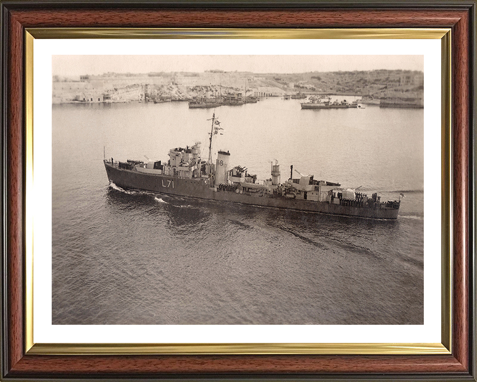 HMS Calpe L71 Royal Navy Hunt class destroyer Photo Print or Framed Print - Hampshire Prints
