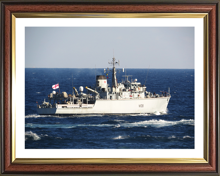 HMS Atherstone M38 Royal Navy Hunt class mine countermeasures vessel Photo Print or Framed Print - Hampshire Prints