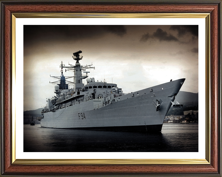 HMS Brave F94 Royal Navy Type 22 Frigate Photo Print or Framed Print - Hampshire Prints