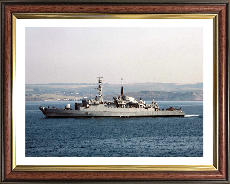 HMS Amazon F169 Royal Navy type 21 Frigate Photo Print or Framed Print - Hampshire Prints