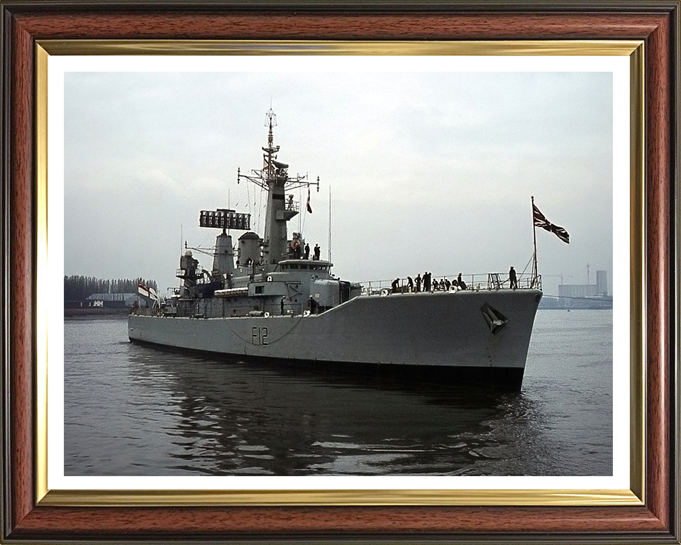 HMS Achilles F12 Royal Navy Leander Class Frigate Photo Print or Framed Print - Hampshire Prints