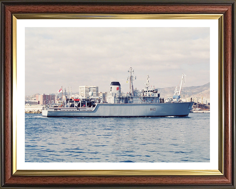 HMS Berkeley M40 Royal Navy Hunt class mine countermeasures vessel Photo Print or Framed Print - Hampshire Prints