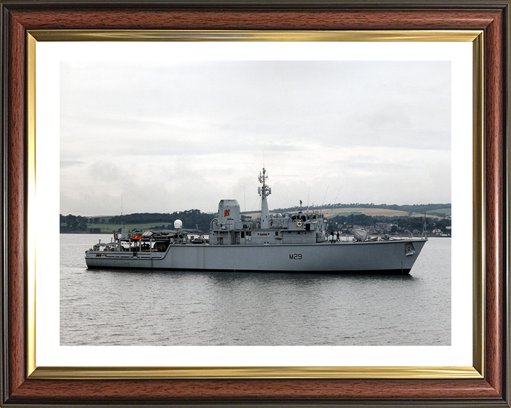 HMS Brecon M29 Royal Navy Hunt class mine countermeasures vessel Photo Print or Framed Print - Hampshire Prints