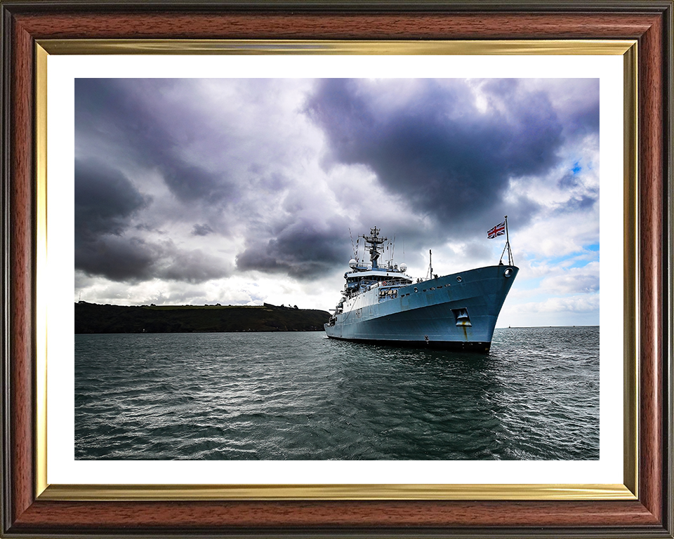 HMS Echo H87 Royal Navy Echo class survey vessel Photo Print or Framed Print - Hampshire Prints