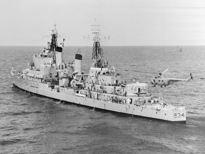 HMS Lion C34 | Photo Print | Framed Print | Poster | Tiger Class | Cruiser | Royal Navy Hampshire Prints
