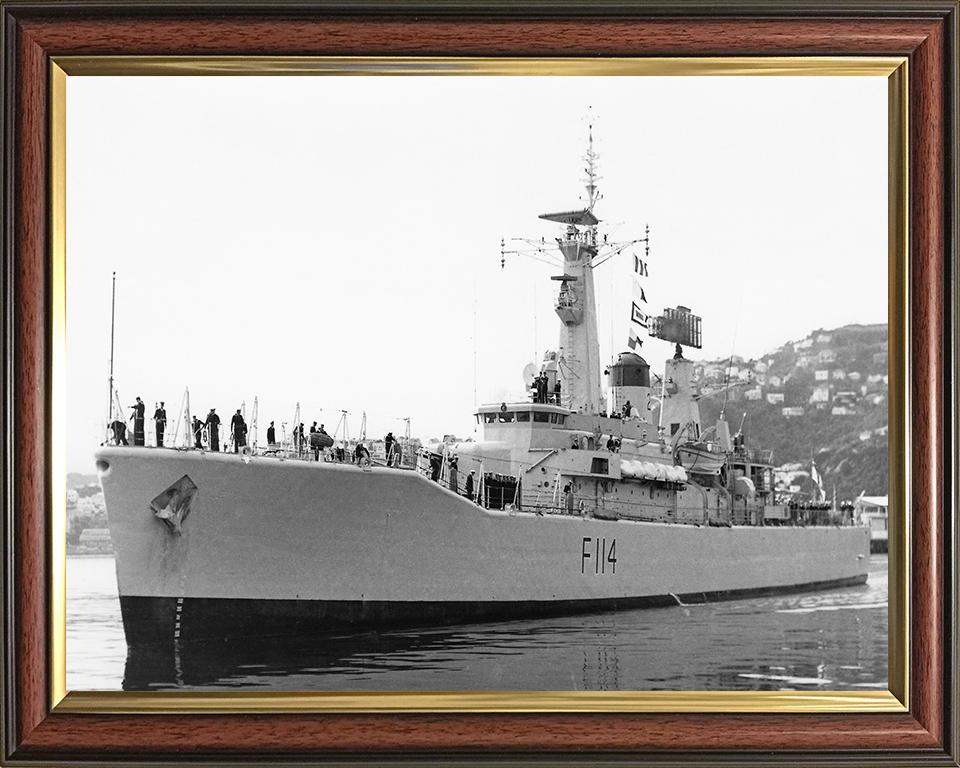 HMS Ajax F114 Royal Navy Leander Class Frigate Photo Print or Framed Print - Hampshire Prints