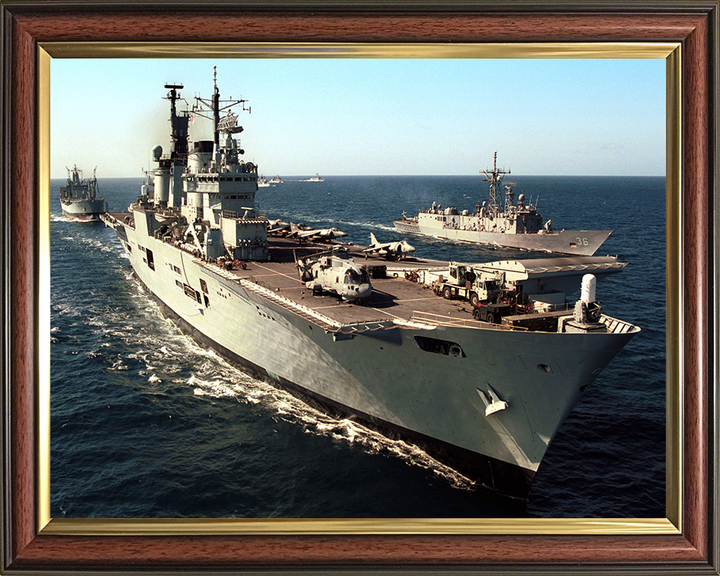 HMS Ark Royal R07 Royal Navy Invincible class aircraft carrier Photo Print or Framed Print - Hampshire Prints