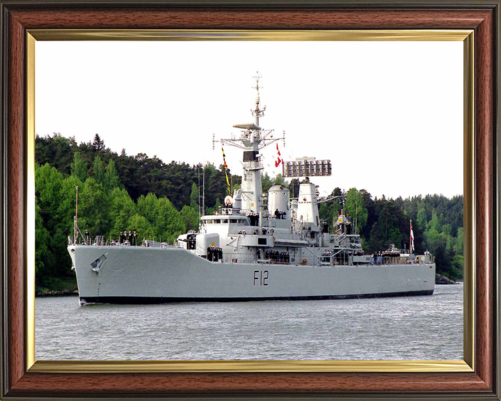 HMS Achilles F12 Royal Navy Leander Class Frigate Photo Print or Framed Print - Hampshire Prints