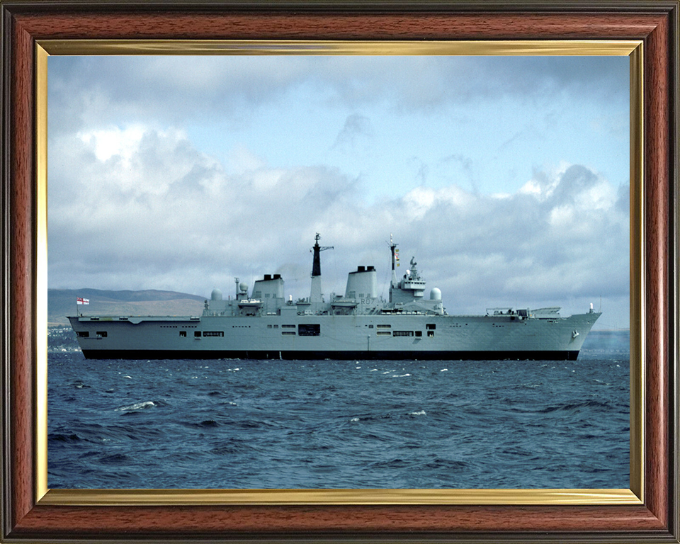 HMS Ark Royal R07 Royal Navy Invincible class aircraft carrier Photo Print or Framed Print - Hampshire Prints