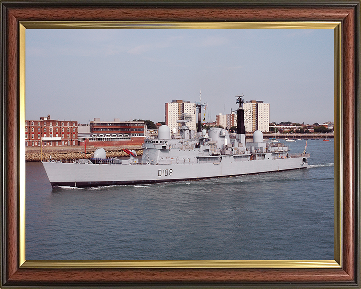 HMS Cardiff D108 Royal Navy Type 42 destroyer Photo Print or Framed Print - Hampshire Prints