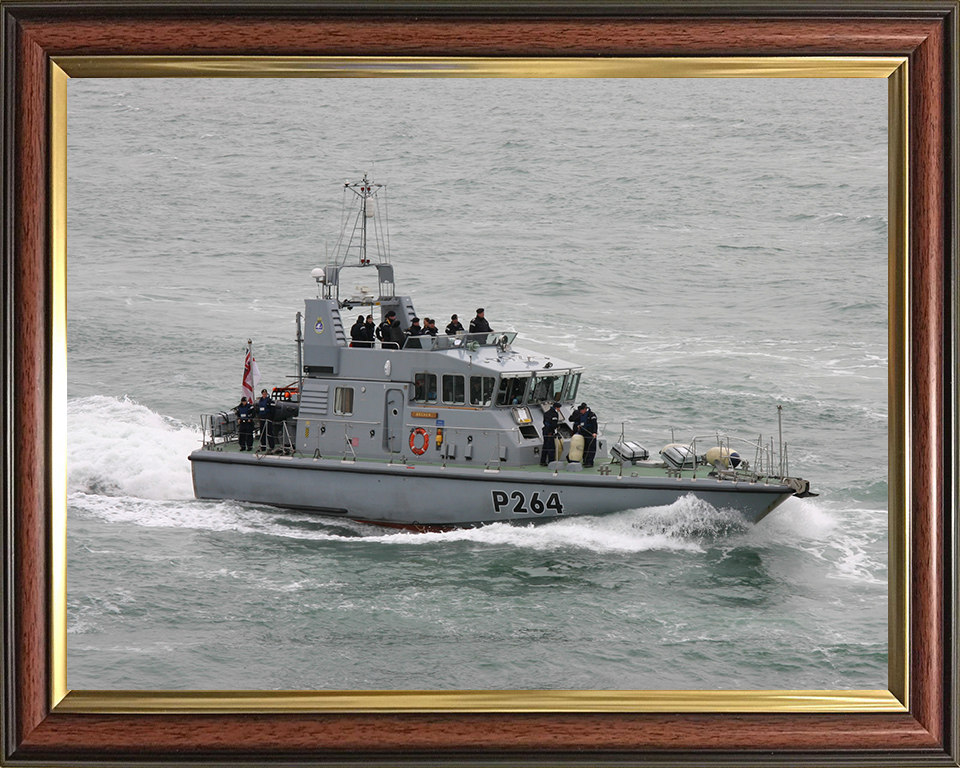 HMS Archer P264 Royal Navy Archer class P2000 patrol vessel Photo Print or Framed Print - Hampshire Prints