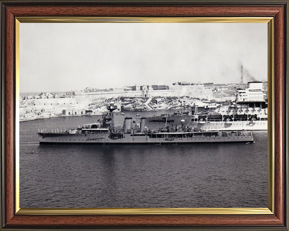 HMS Coventry D43 Royal Navy C class light cruiser Photo Print or Framed Photo Print - Hampshire Prints