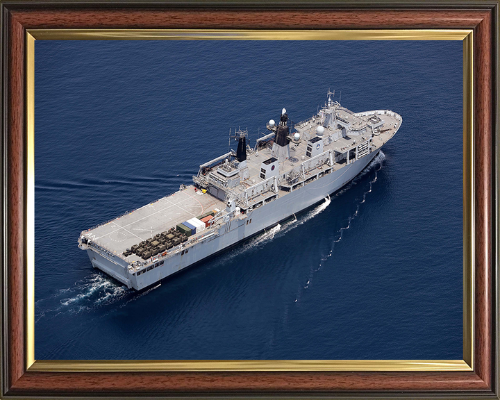 HMS Albion L14 Royal Navy Albion Class amphibious ship Photo Print or Framed Print - Hampshire Prints