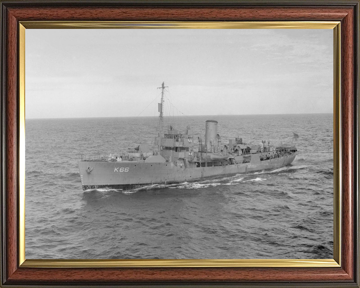 HMS Begonia K66 Royal Navy Flower class corvette Photo Print or Framed Print - Hampshire Prints