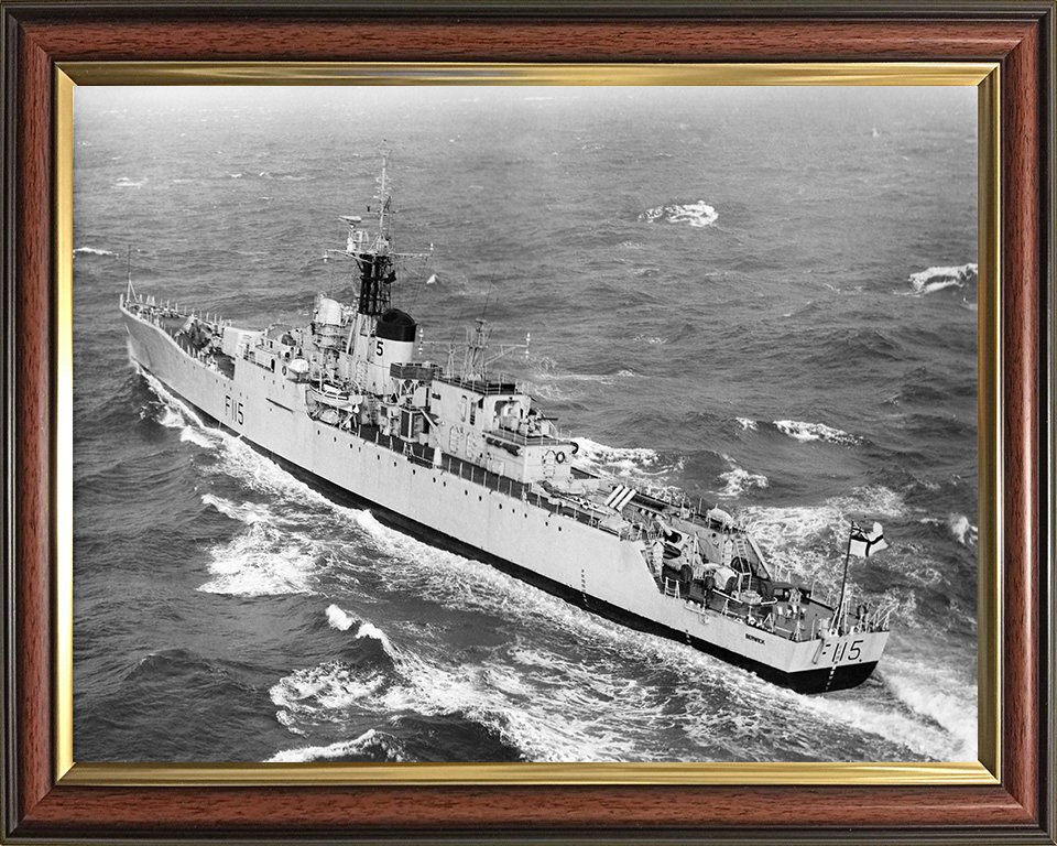 HMS Berwick F115 Royal Navy Rothesay Class frigate Photo Print or Framed Print - Hampshire Prints