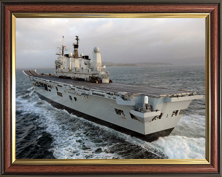 HMS Ark Royal R07 Royal Navy Invincible class aircraft carrier Photo Print or Framed Print - Hampshire Prints