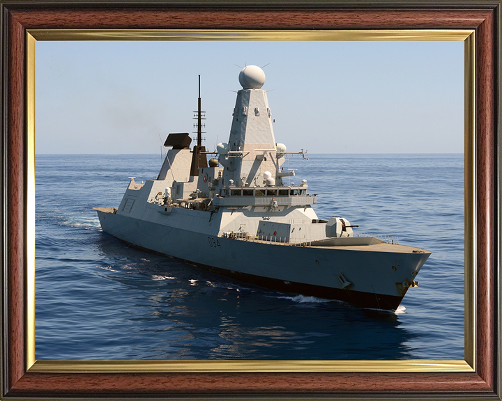 HMS Diamond D34 Royal Navy Type 45 Destroyer Photo Print or Framed Print - Hampshire Prints