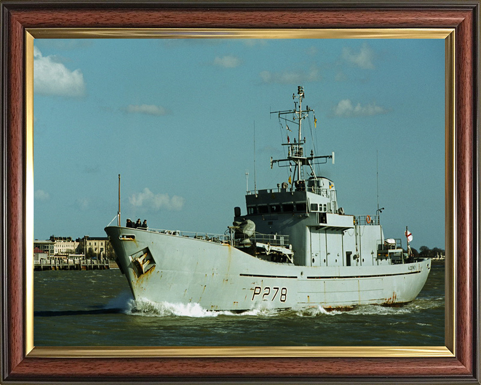 HMS Alderney P278 Royal Navy Island class Patrol Vessel Photo Print or Framed Photo Print - Hampshire Prints