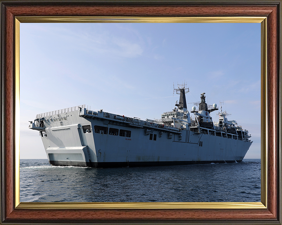 HMS Bulwark L15 Royal Navy Albion class amphibious ship Photo Print or Framed Print - Hampshire Prints